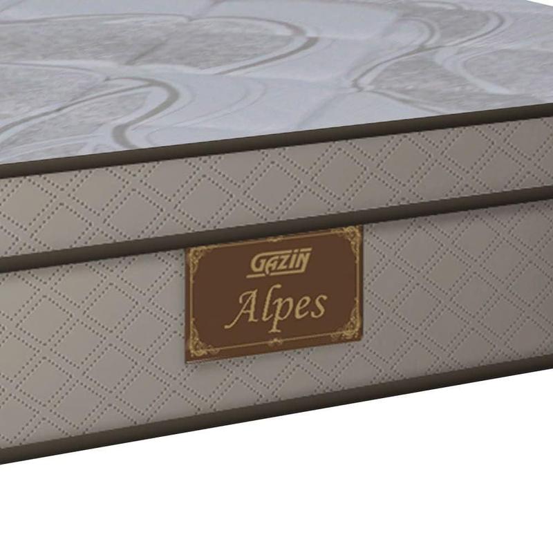 Colchão Casal Gazin Alpes Molas Pocket 32x138x188cm - Colchão